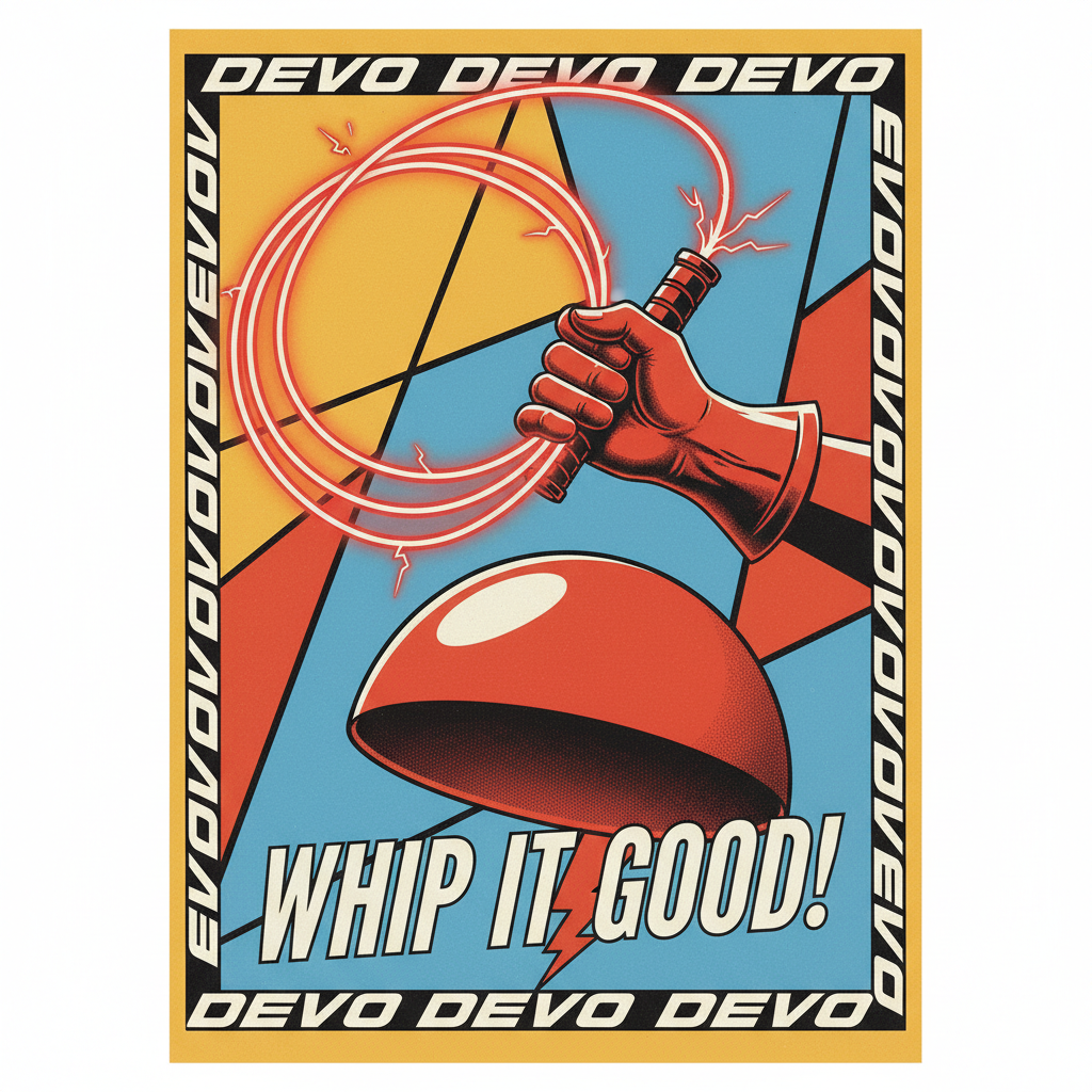 When Satire Becomes Success: How Devo's "Whip It" Video Accidentally Became Everything They Were Fighting Against 1 image 127